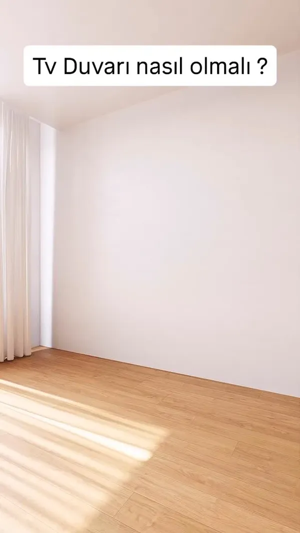 Minimal detaylarla şıklık yakalamak mümkün! Lambri çıtalama, led aydınlatma ve sade televizyon… | Evime Mimar Instagram