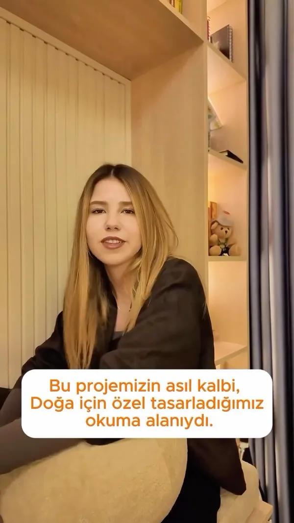 Atakent Lounge 2 projemizde, Doğa’nın odasını teslim ettik Bu sadece bir genç odası değil, tam… | Evime Mimar Instagram